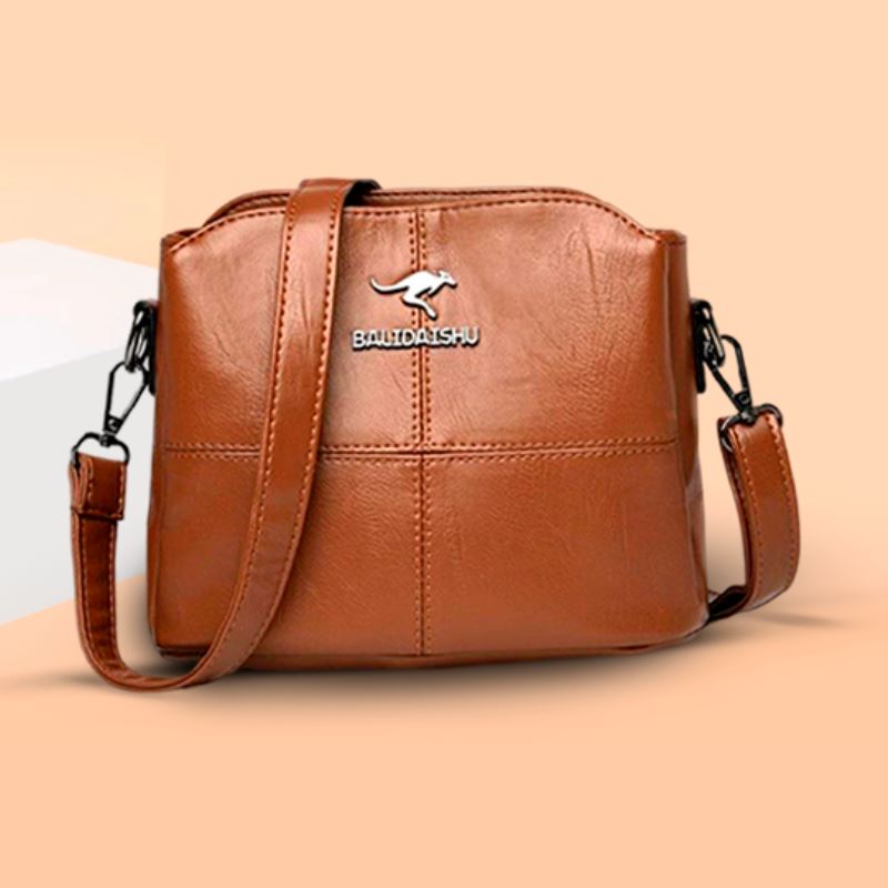 Bolsa Beauty Lass® Bolsa de Couro Resistente - [60% OFF] 0 Direct Ofertas Marrom 